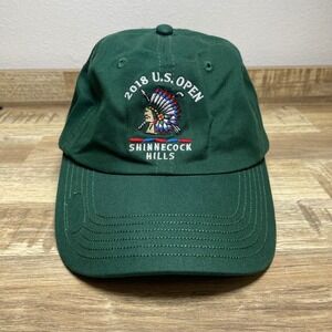 Shinnecock Hills Golf Hat USGA Member Green Baseball Cap 2018 U.S. Open‎ EUC